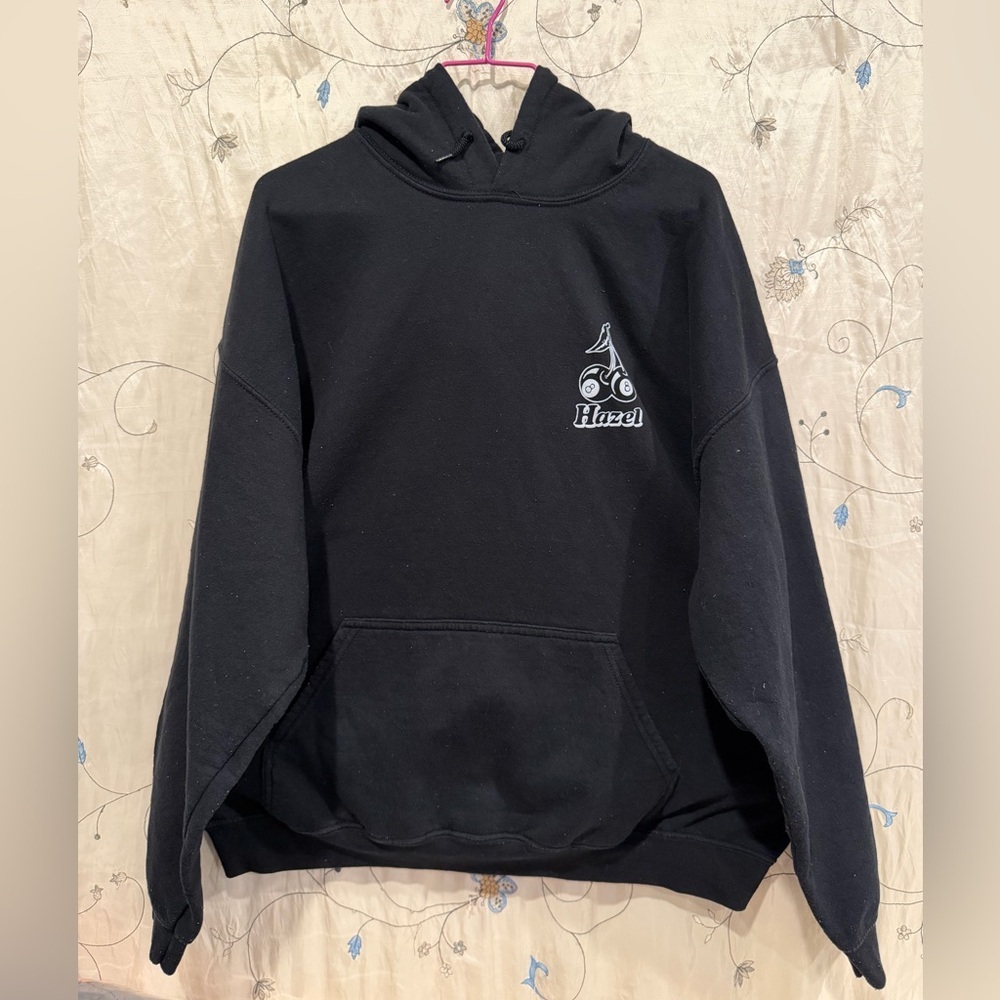 Hazel Men's Black Hoodie Sweater